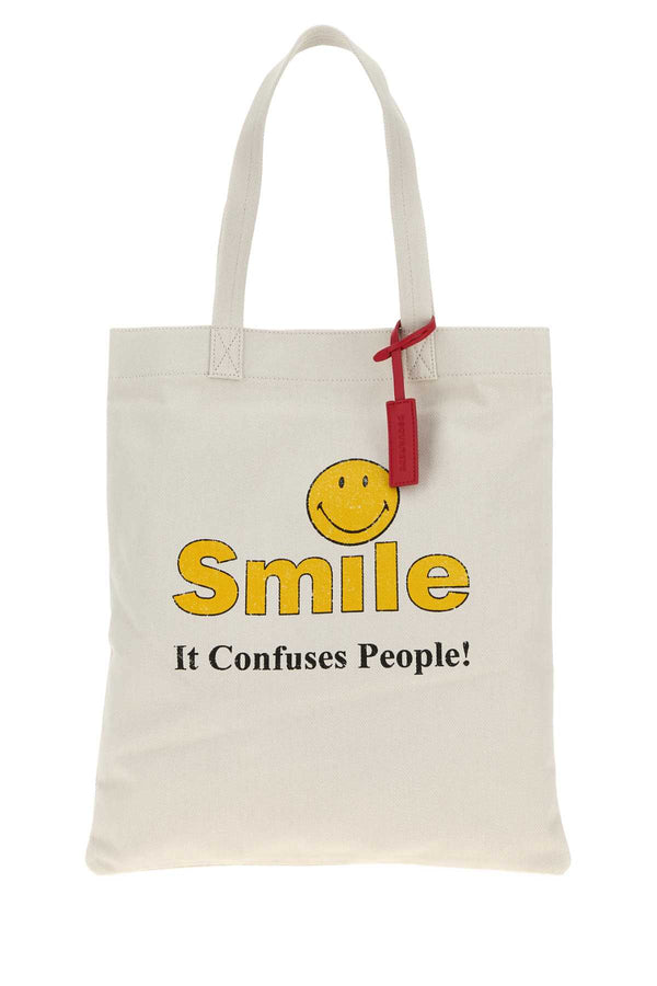 Dsquared2 100% Fabric tote bag in white