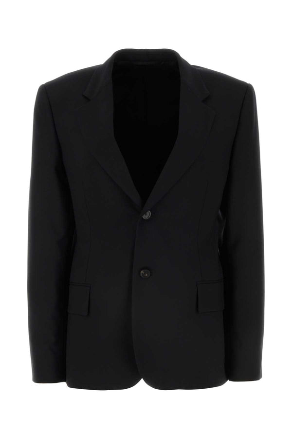 Balenciaga Jacket Exterior: 100% Wool blazer in black