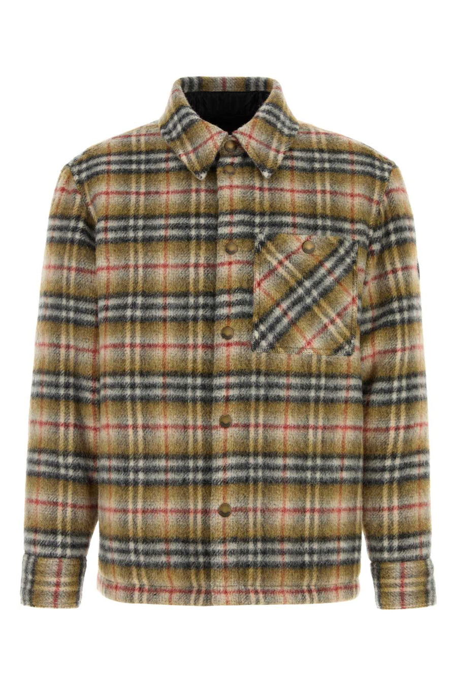 Burberry Exterior: 100% Wool; Lining: 100% Nylon jacket in beige