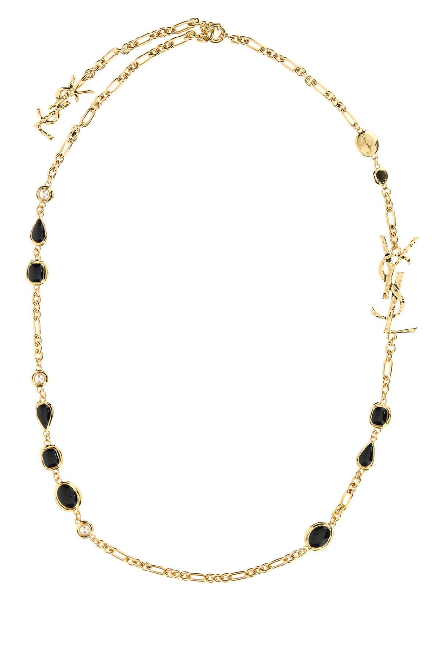 Gold Metal Cassandre Necklace Or1npatinenoirna Collane