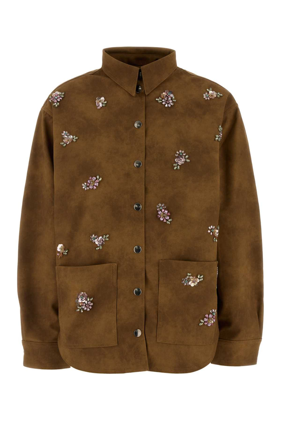 Des Phemmes Exterior: 100% Polyurethane; Lining: 100% Polyester jacket in brown