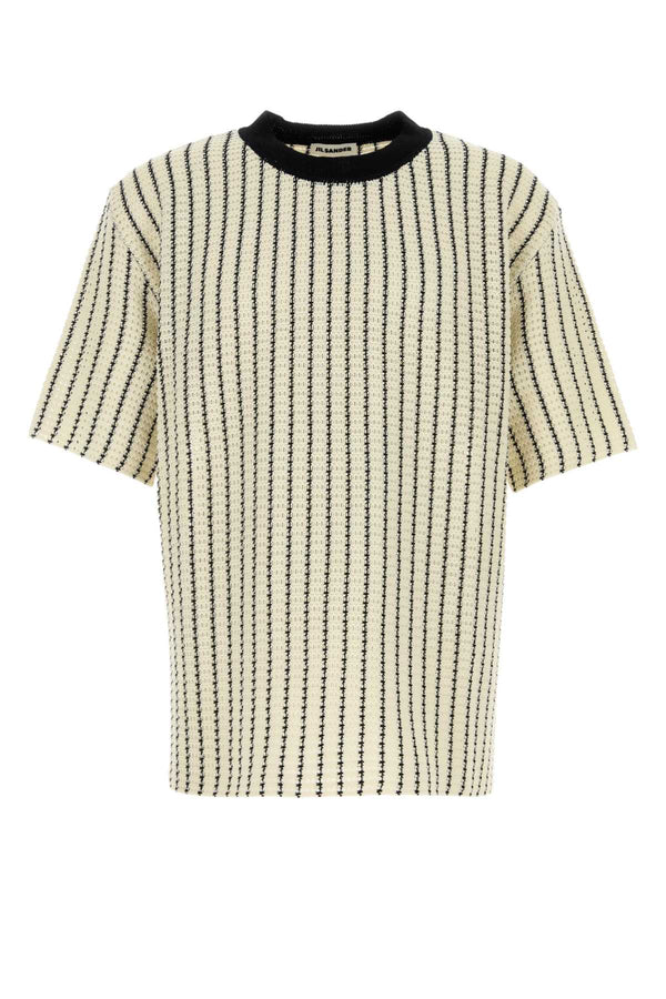 Jil Sander 100% Cotton t-shirt in beige