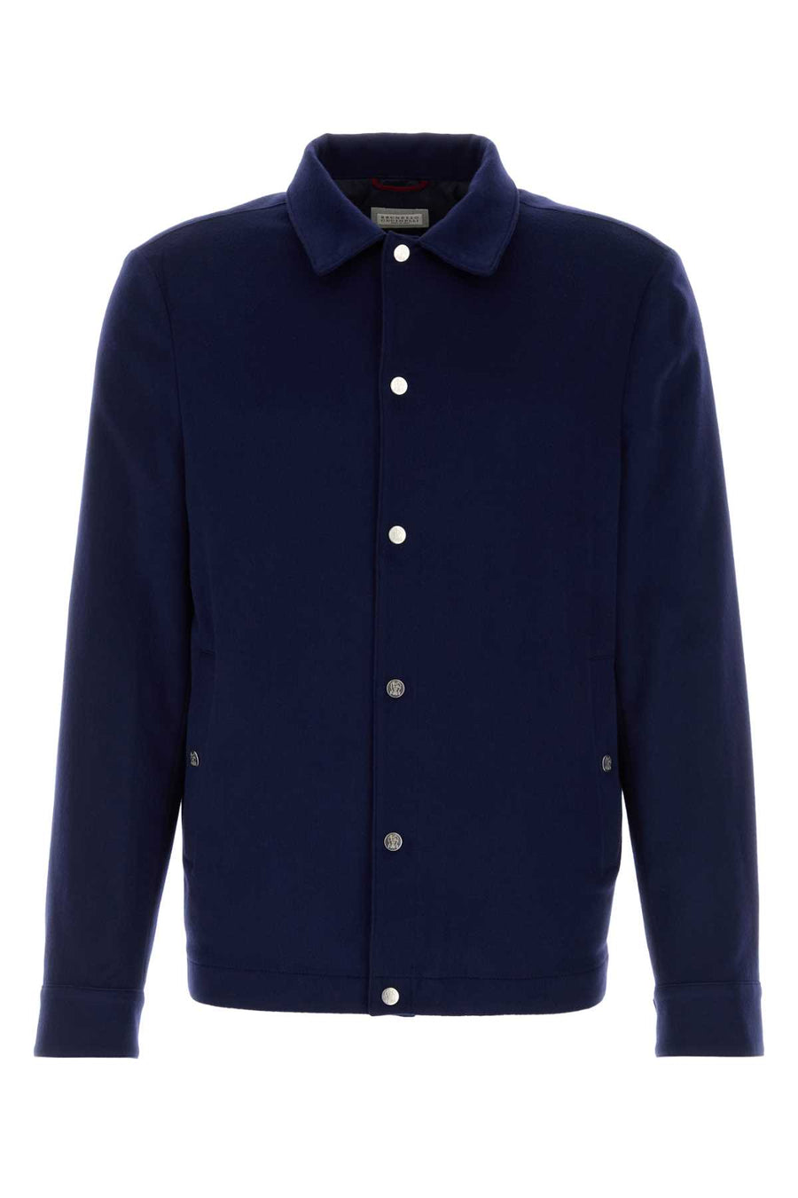 Brunello Cucinelli Jacket Exterior: 100% Cashmere; Lining: 100% Nylon jacket in navy