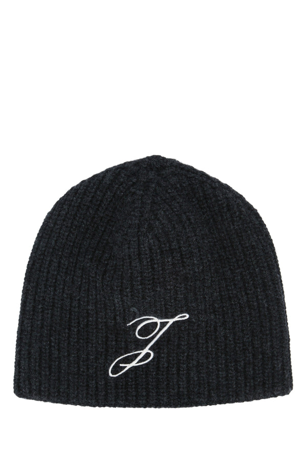 Jacquemus Bonnet 90% Cashmere 10% Wool beanie in black