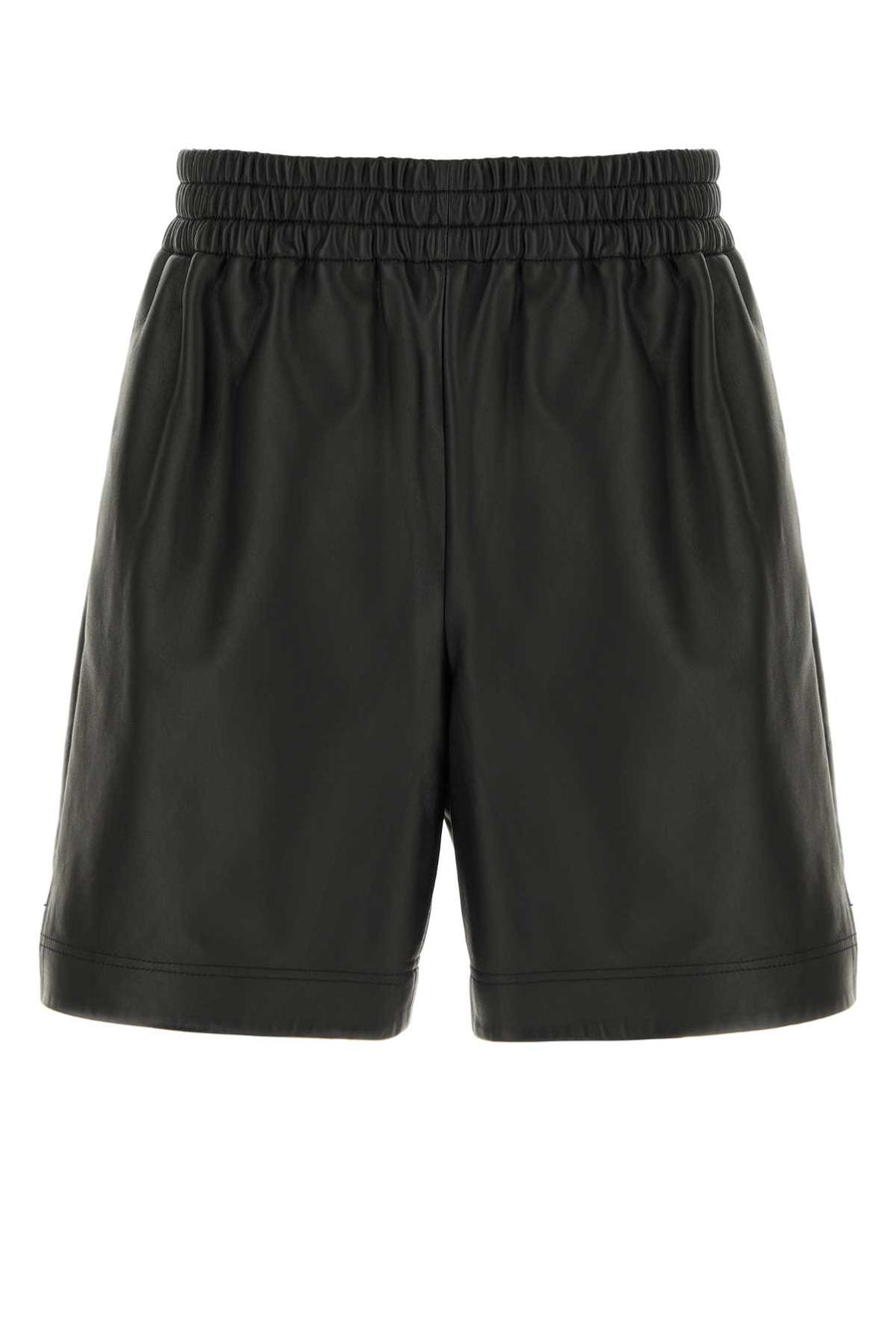 Gucci Bermuda Lamb skin bermuda shorts in black