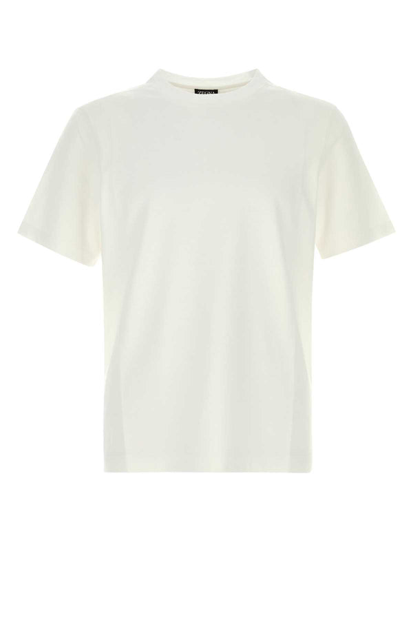 Zegna Cotton 100% Cotton t-shirt in white