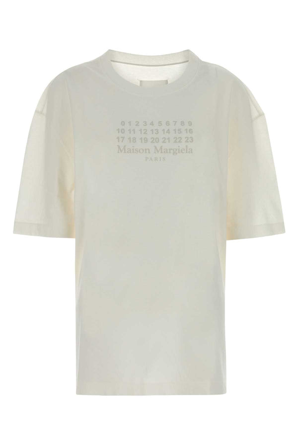 Maison Margiela 100% Cotton t-shirt in white