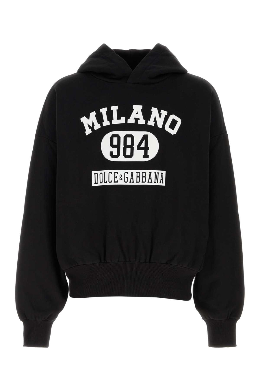 Dolce & Gabbana 100% Cotton hoodie in black