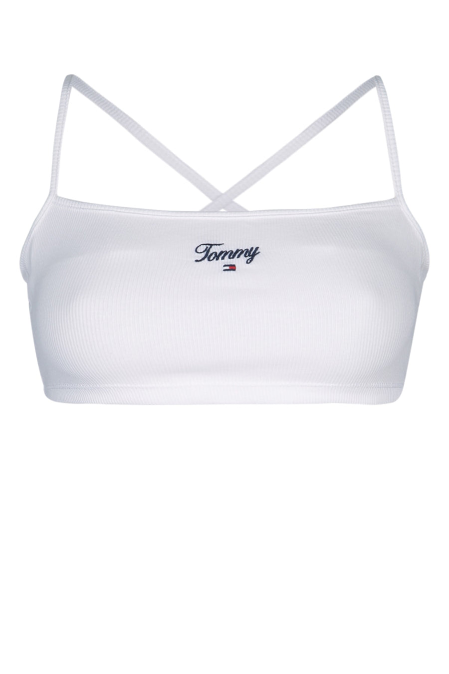 Tommy Hilfiger Jeans Transitional cotton/in-conversion (95%) tank top in white