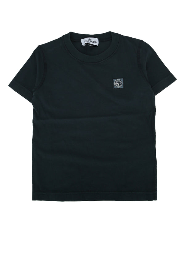 Stone Island Kids 100% Cotton t-shirt in navy