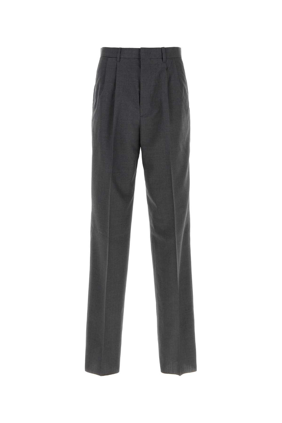 Jil Sander 100% Virgin wool trousers in gray