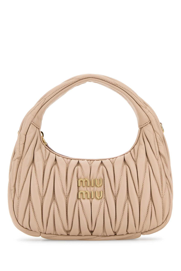 Miu Miu 100% Agnello (lamb leather) shoulder bag in pink