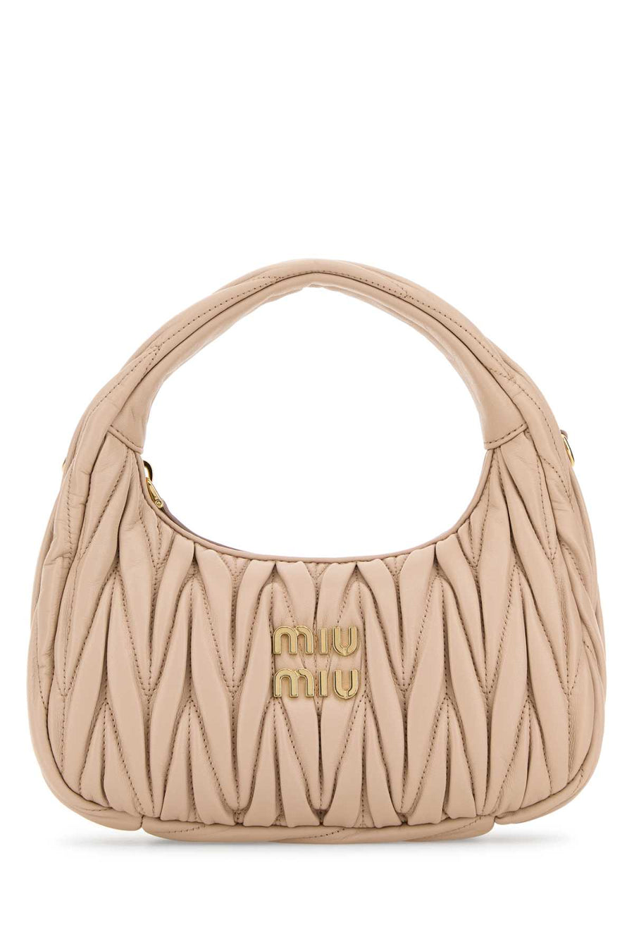 Miu Miu 100% Agnello (lamb leather) shoulder bag in pink