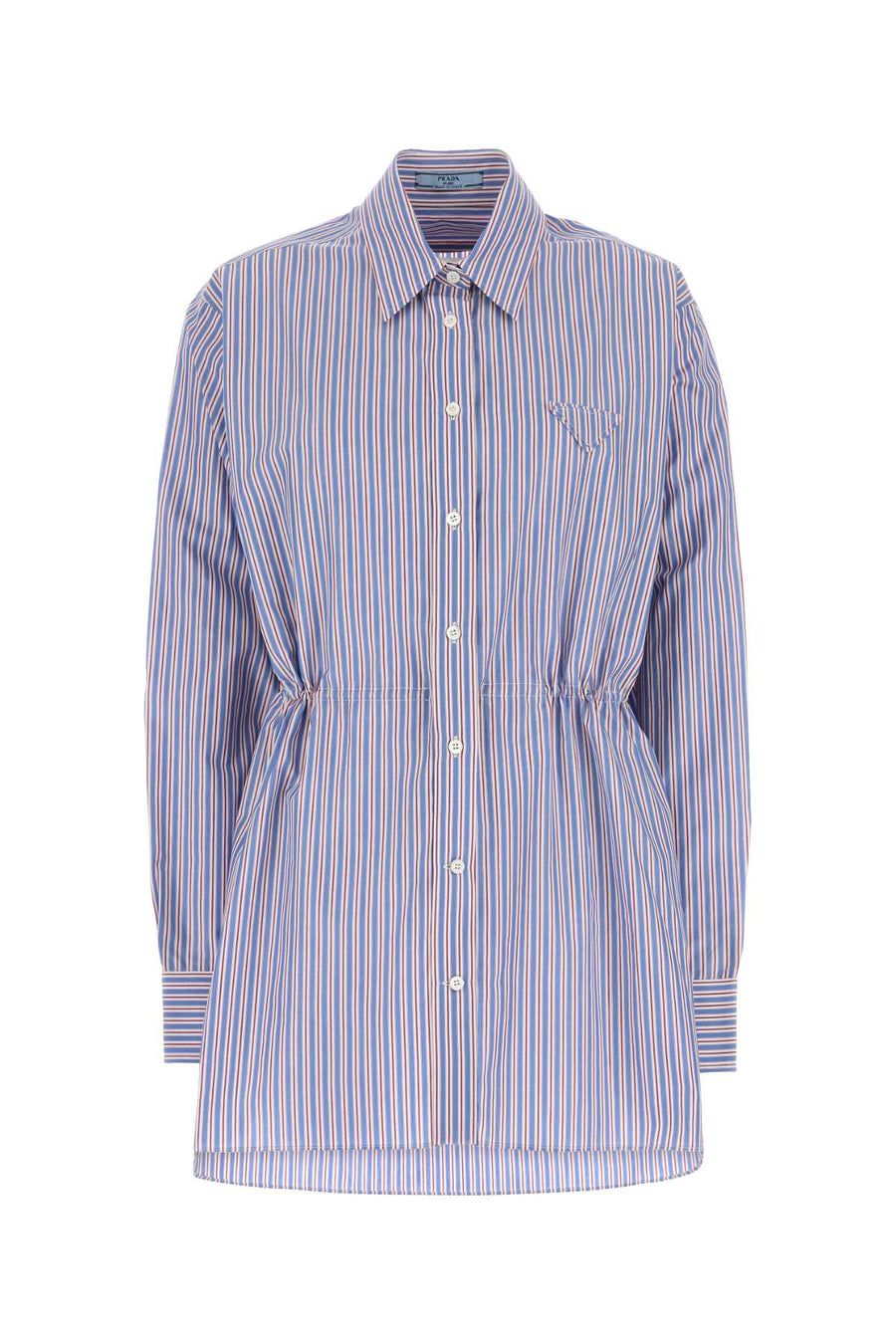 Prada 100% Cotton shirt in blue