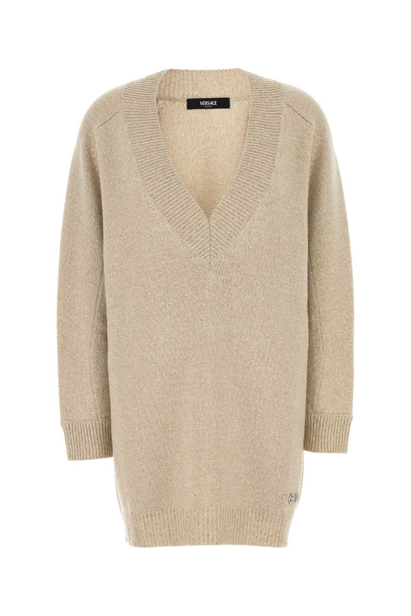 Versace Dress 70% Wool dress in beige