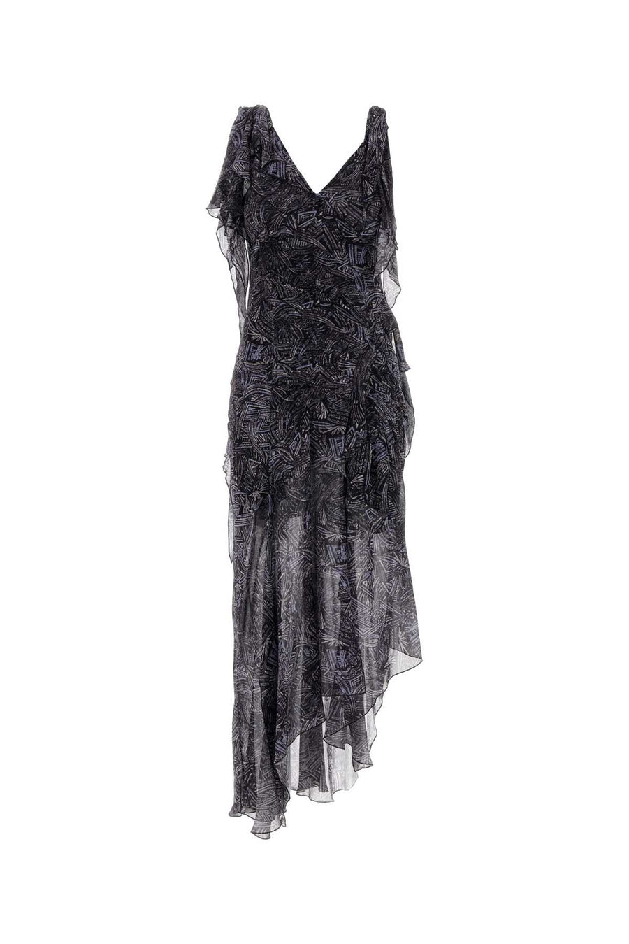 Isabel Marant Exterior: 100% Silk; Lining: 100% Silk dress in black