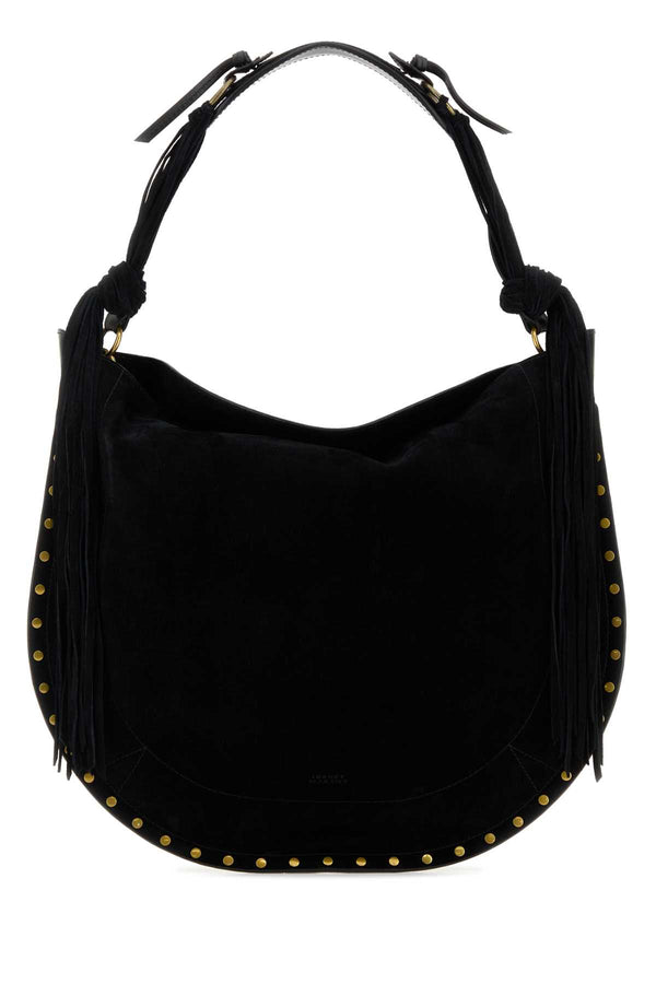 Isabel Marant Hobo Exterior: 100% Calf hobo bag in black