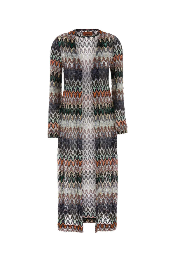 Missoni Lungo 52% Viscose cardigan in multicolor