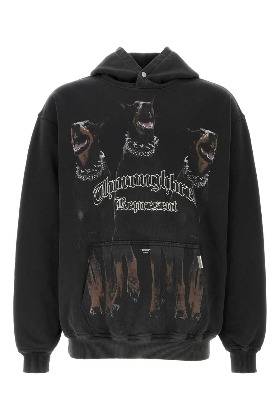 Represent Hoodie 100% Cotton hoodie in black