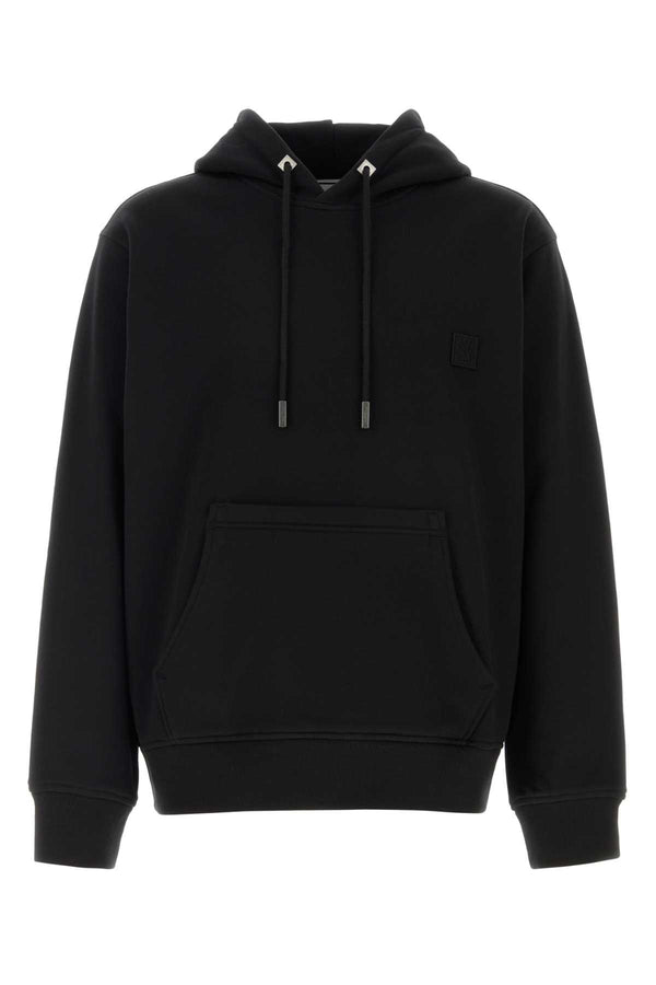 Wooyoungmi 100% Cotton hoodie in black