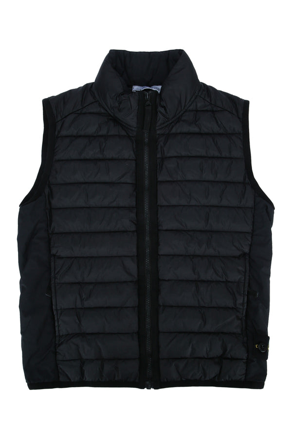 Stone Island Kids 100% polyamide (exterior) vest in navy