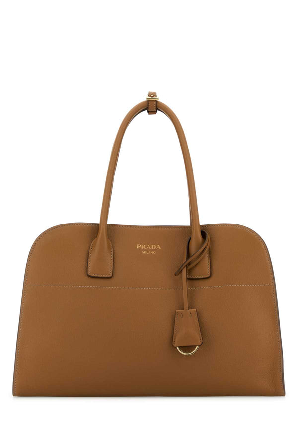 Prada 100% Vitello shoulder bag in brown