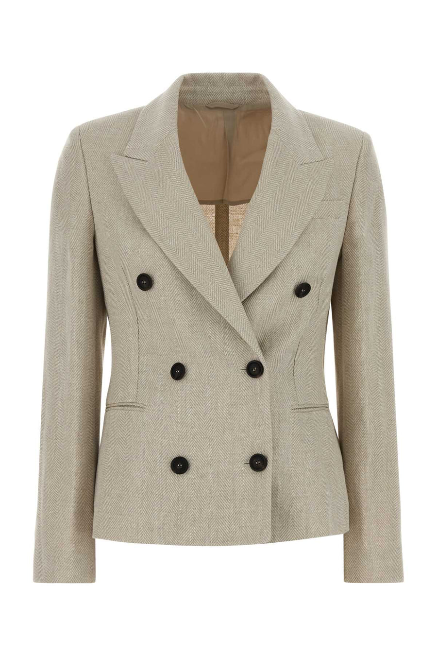 Brunello Cucinelli Jacket 88% Linen blazer in beige