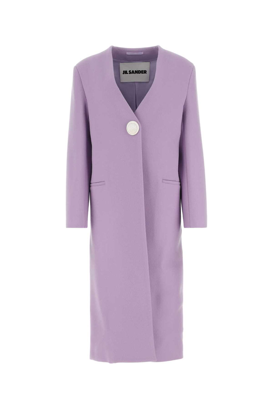 Jil Sander 100% Cashmere coat in purple