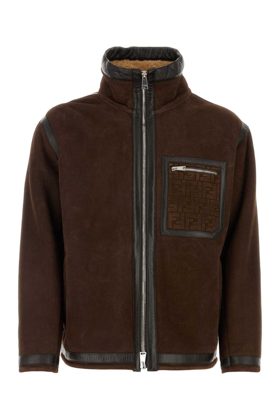 Fendi 100% Agnello (exterior) jacket in brown
