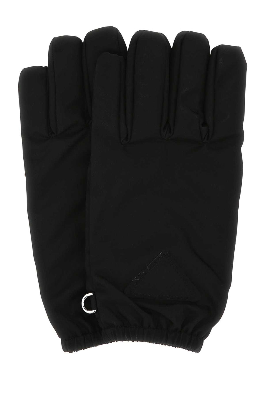 Prada Exterior: 100% Re-Nylon gloves in black