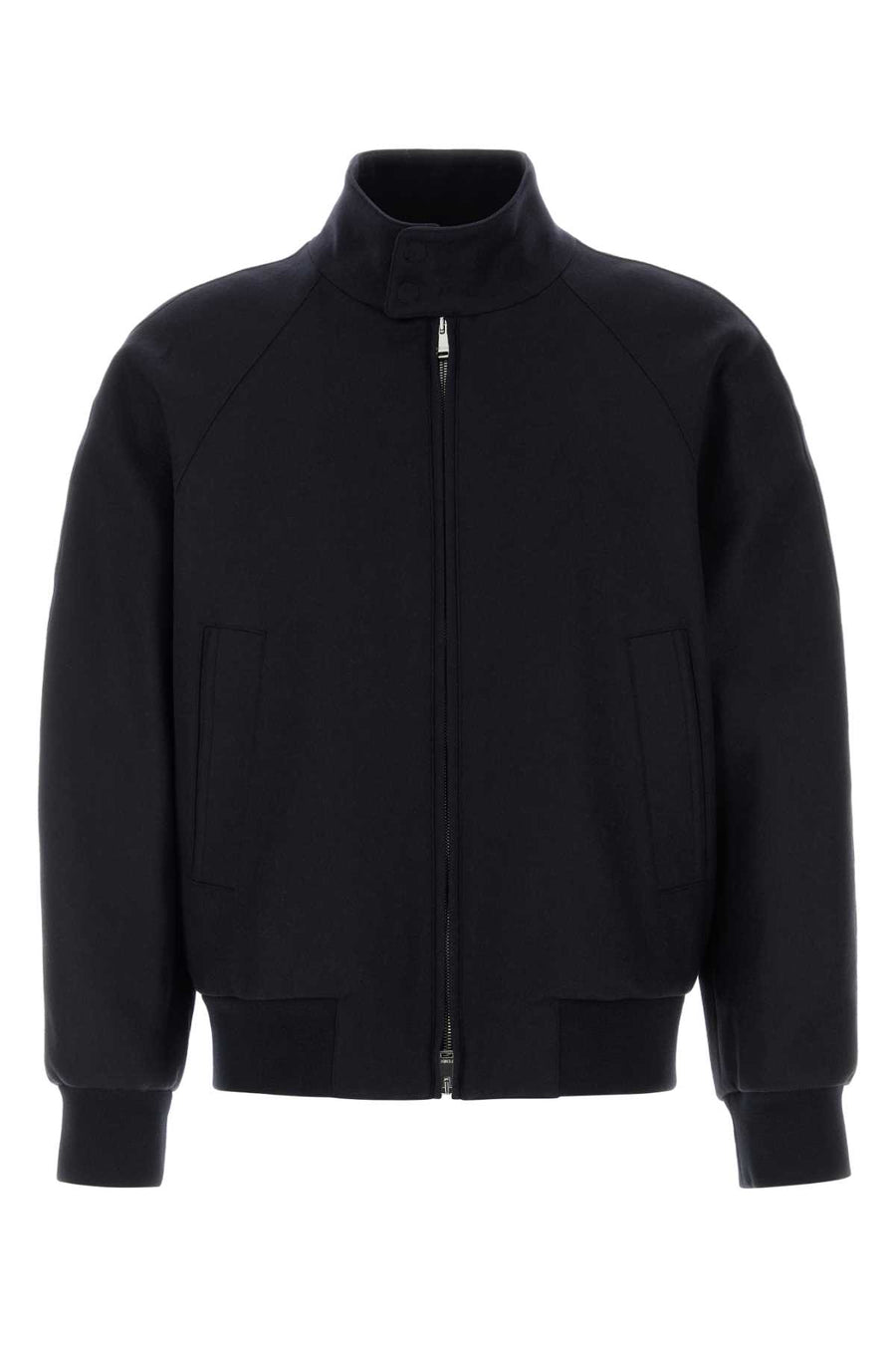 Fendi Cachemire Exterior: 98% Cashmere 2% Elastane; Lining: 100% Cupro jacket in navy