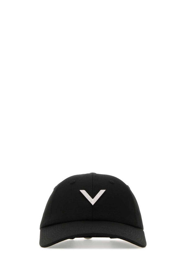 Valentino Garavani 4W2HDA25ZDH Exterior: 98% Cotton baseball cap in black