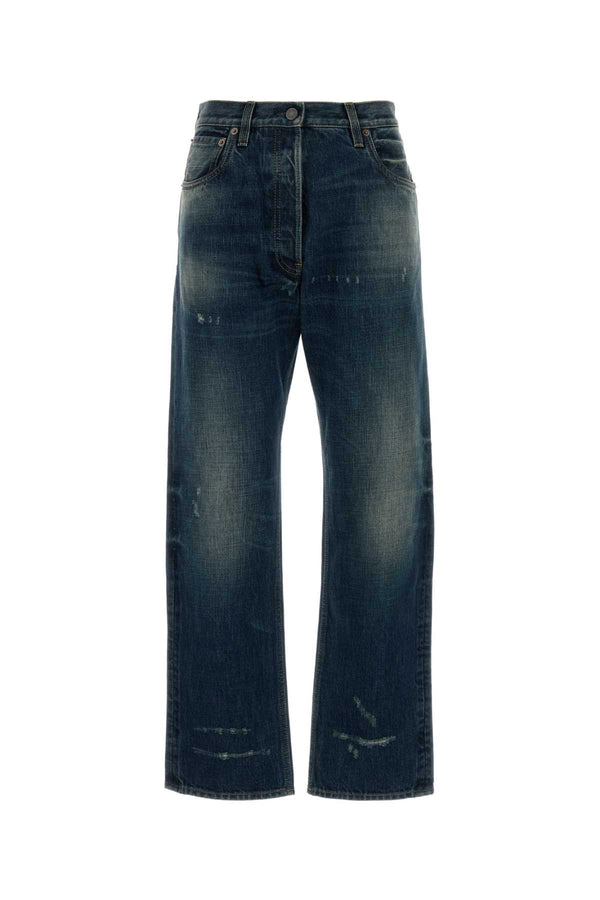 Prada Tasche 100% Cotton jeans in blue