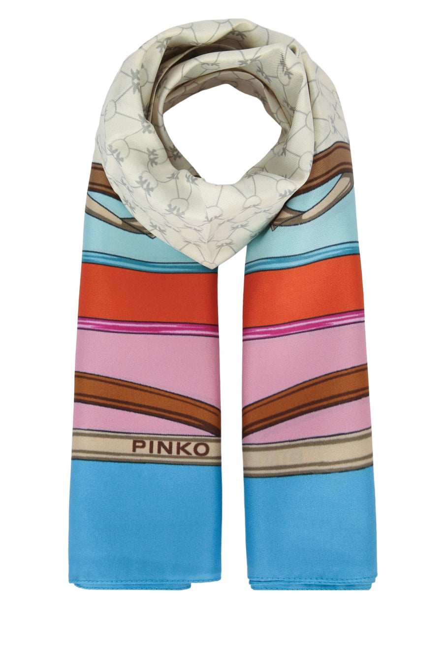 Pinko Foulard Twill scarf in multicolor