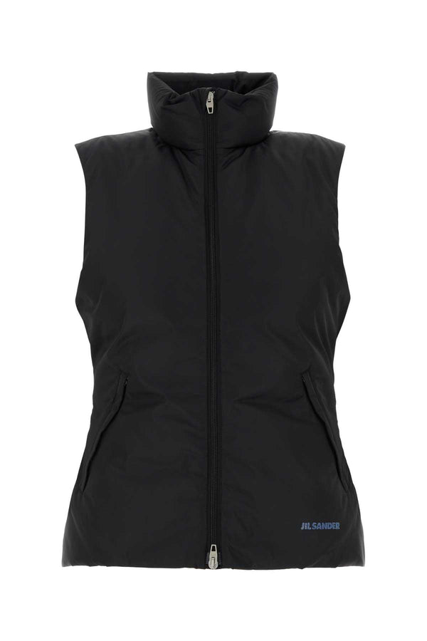 Jil Sander Vest Exterior: 100% Polyester vest in black