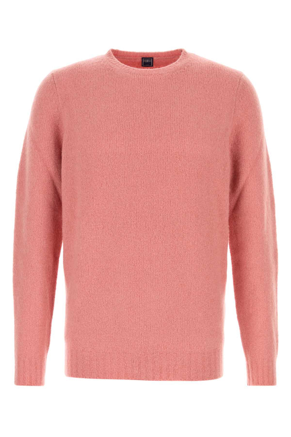 Fedeli Cocktail 72% Virgin wool sweater in pink