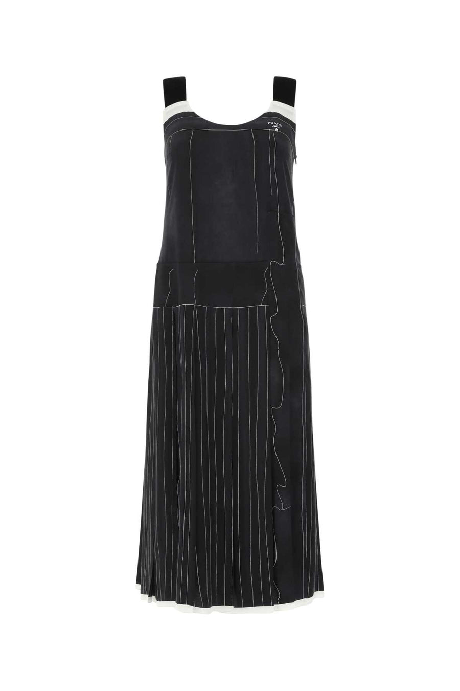 Prada 100% Silk dress in black