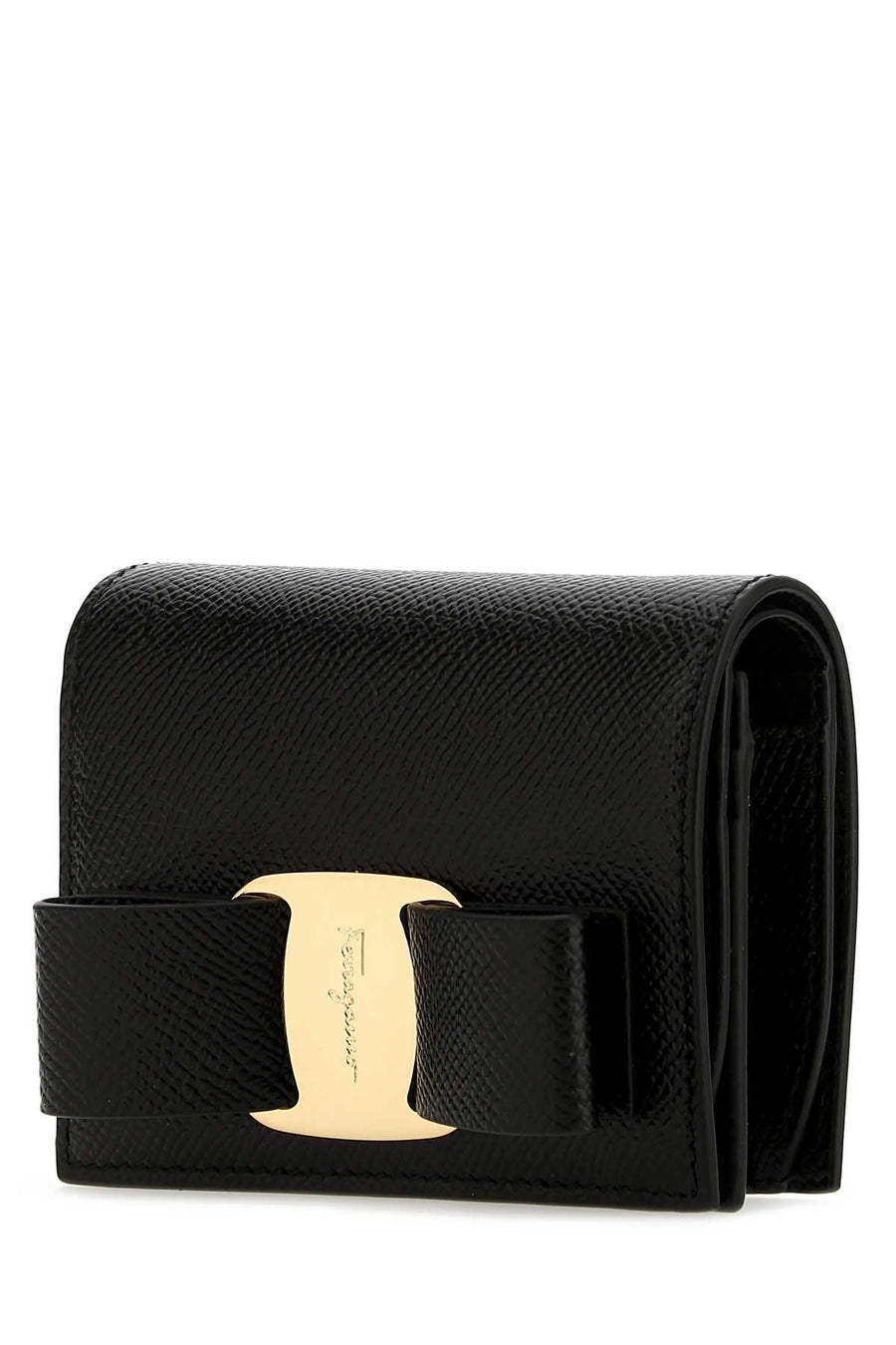 Ferragamo Exterior: 100% Leather wallet in black