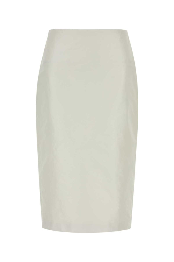 Jil Sander Exterior: 100% Polyester; Lining: 100% Fabric skirt in white