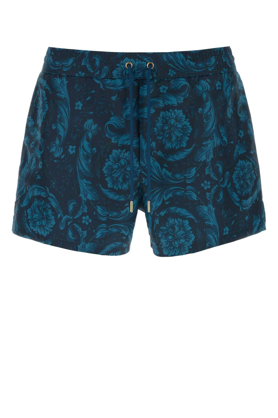 Versace Boxer Exterior: 100% Polyester; Lining: 94% Nylon swimming shorts in navy