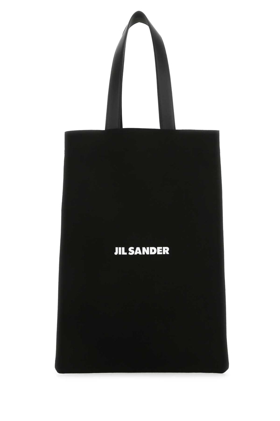 Jil Sander Exterior: 70% Cotton tote bag in black