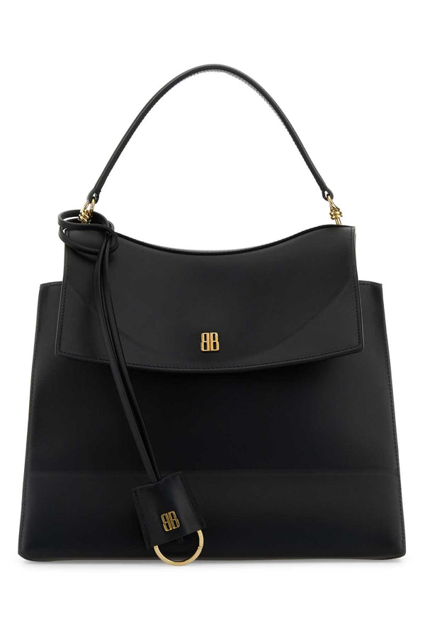 Balenciaga Exterior: 100% Calf shoulder bag in black