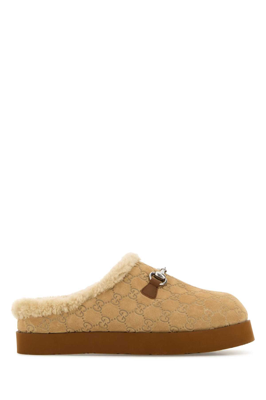 Gucci Rhein Exterior: 100% Suede slipper in beige