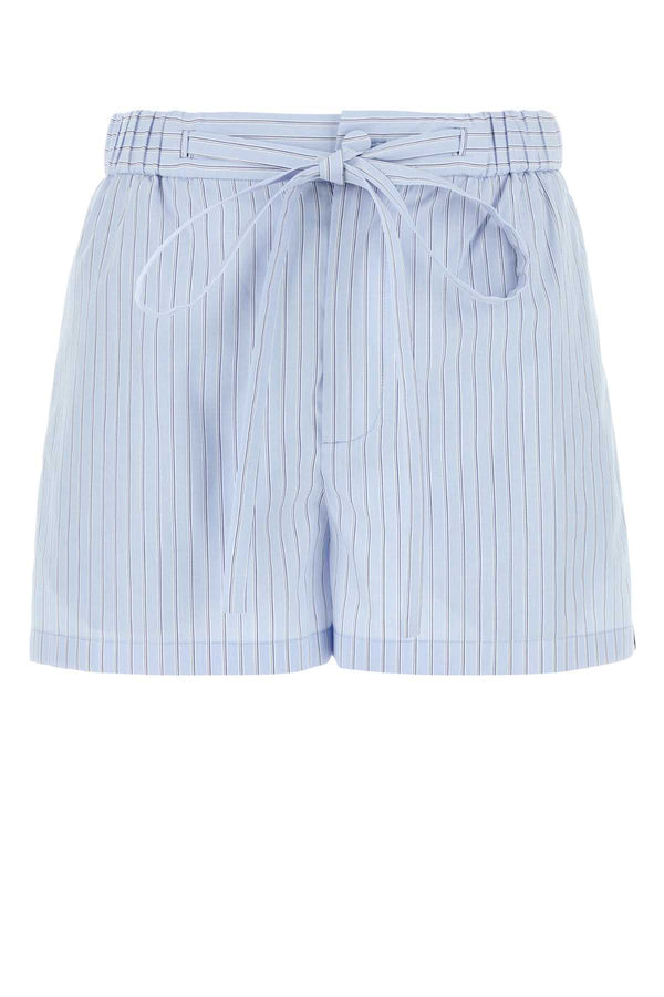 Gucci 100% Cotton bermuda shorts in blue