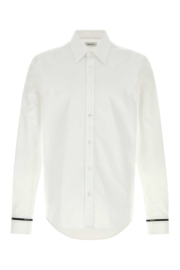 Alexander McQueen 100% Cotton shirt in white