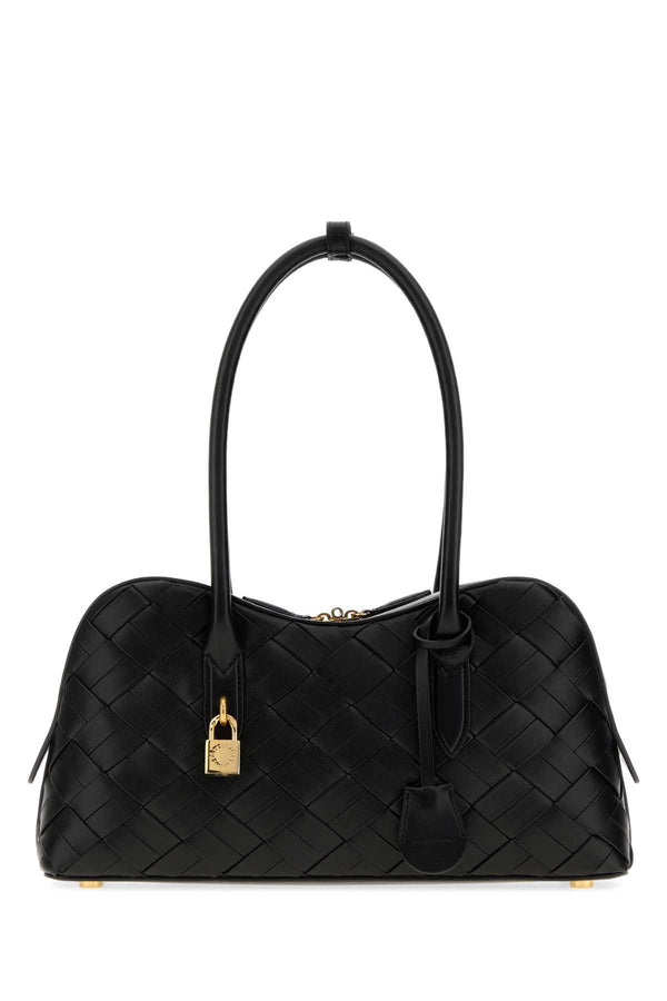 Stella McCartney Ryder Exterior: 100% Fabric; Lining: 100% Fabric; Finishing: Golden metal shoulder bag in black