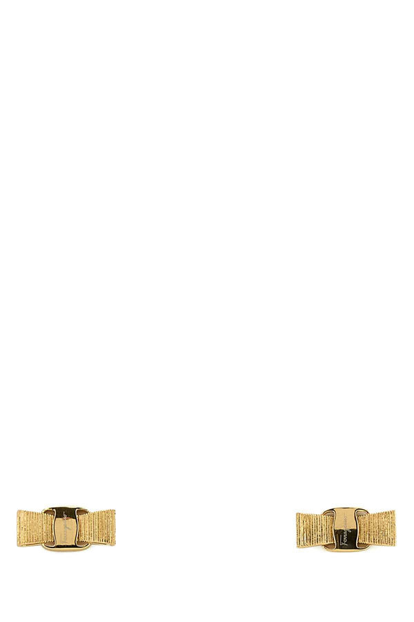 Gold Metal Vara Earrings Oro Orecchini