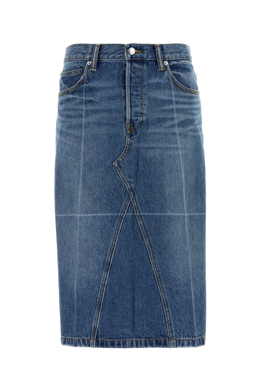 Alexander Wang Skirt Exterior: 100% Cotton skirt in blue