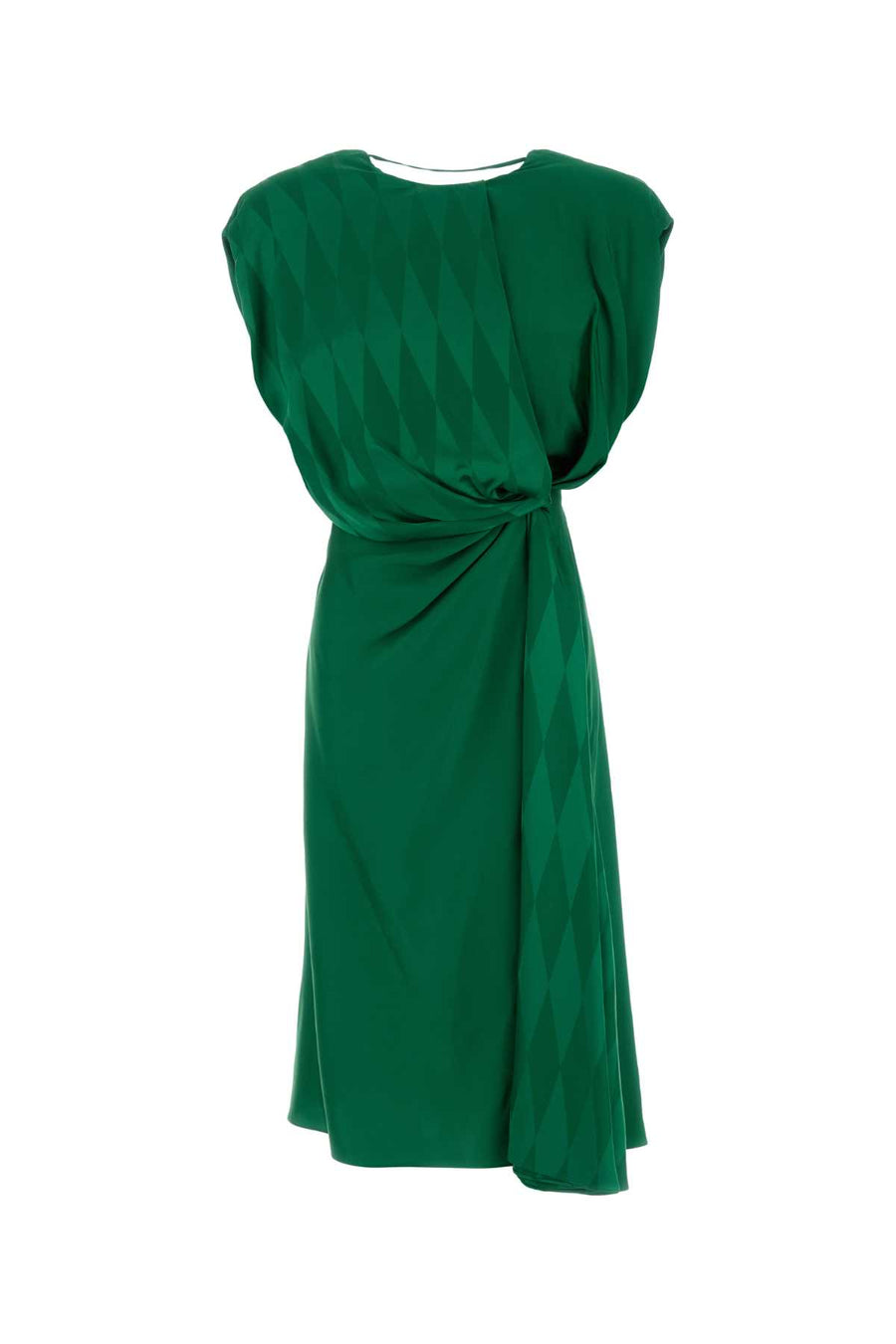 Versace Dress Exterior: 59% Viscose 41% Silk; Lining: 75% Acetate 25% Silk dress in green