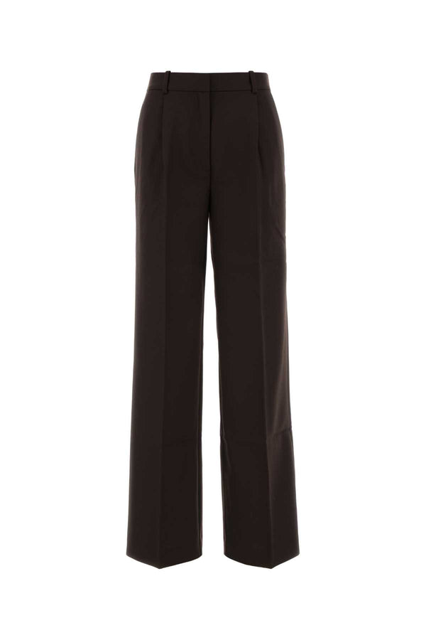 Anine Bing Trouser Exterior: 52% Polyester 48% Wool trouser in brown